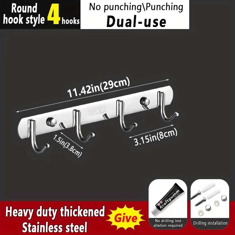 Hook Upmodel 7 Hooks Items Circle Hook Heavy Duty Hook