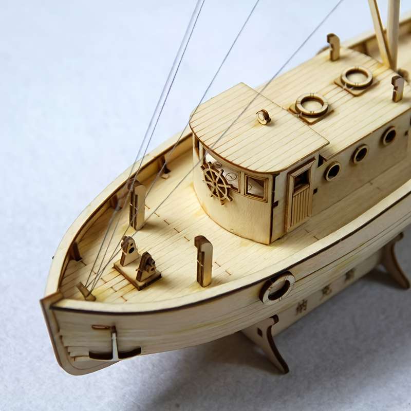 3D Jigsaw Puzzle Model Ship Color Khaki 1