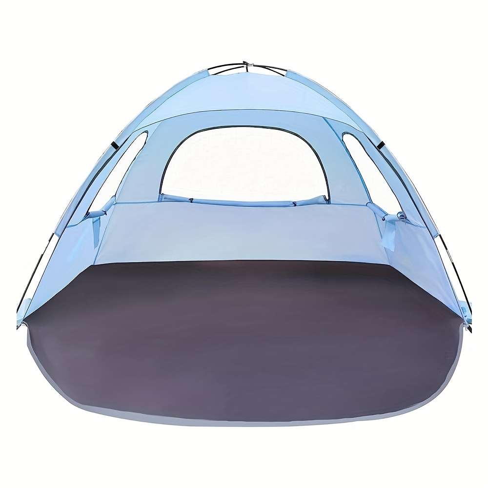 Camping Canopy 3 Beach Tent Sun Shelter Upf 50 Uv Protection Portable Beach