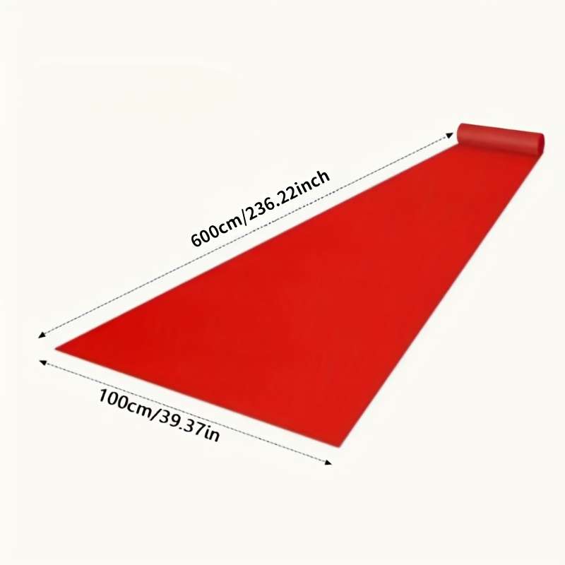 Wedding Supplies Color Red Size 100*600Cm