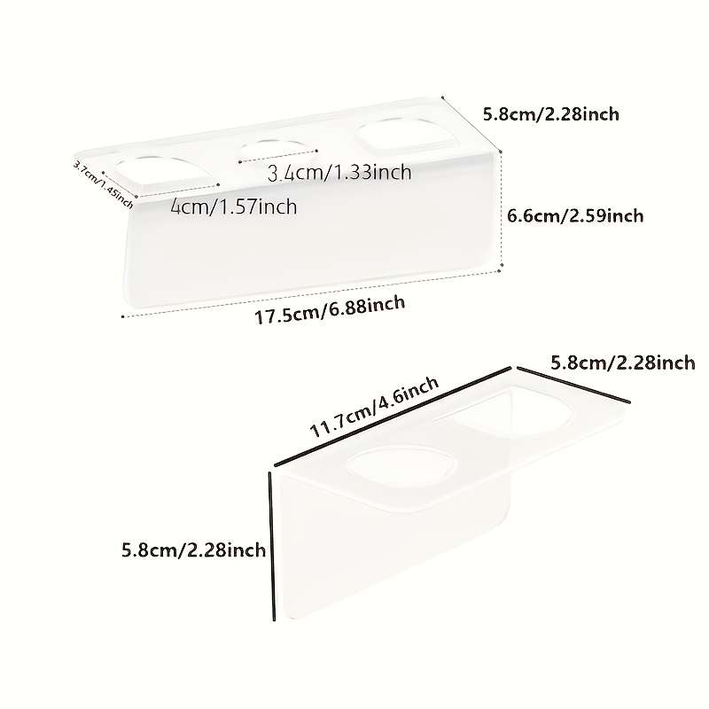 Bathroom Storage Rack Style 2 Holes