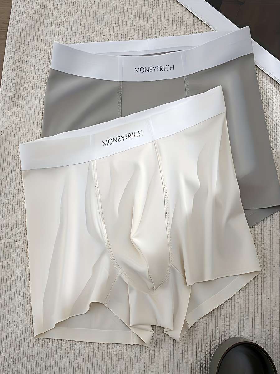 Mens Underwear Color 2Pcs Random Mixed Colors Sizem