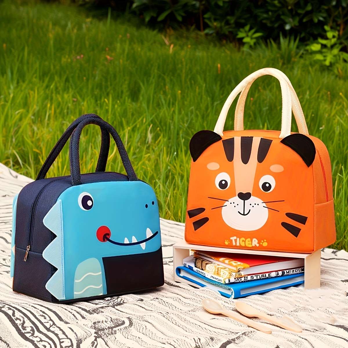 Premium Outdoor Insulated Cooler Bag 3d Cartoon Design Camping Storage Pouch