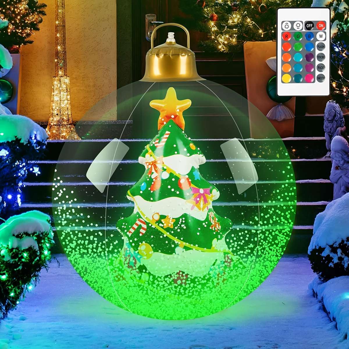 Christmas Lights Snowman