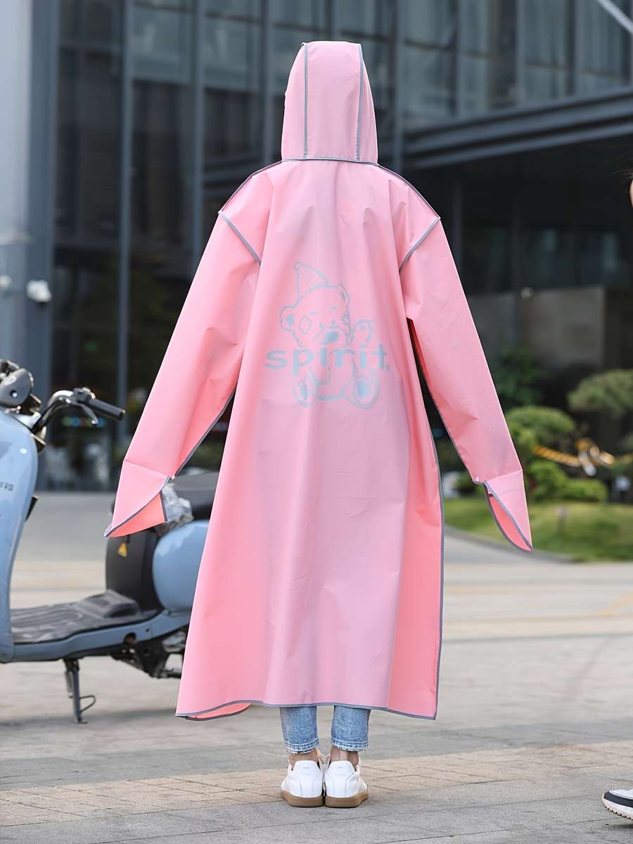 Raincoat Black Size Asian L