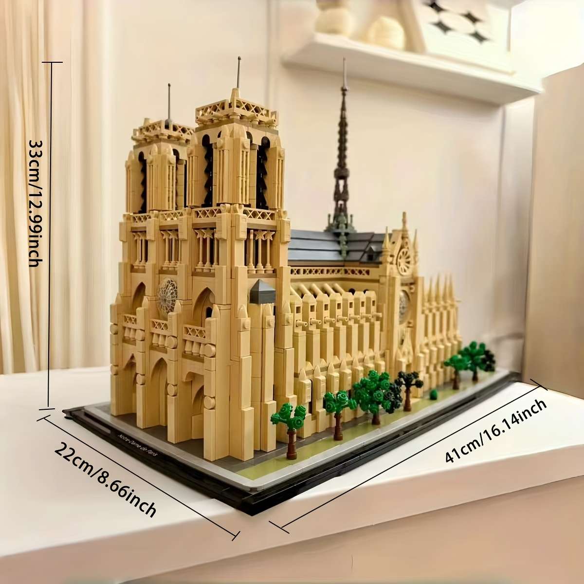 Building Toy Architectural Model Toy Set Style Paris Architecture