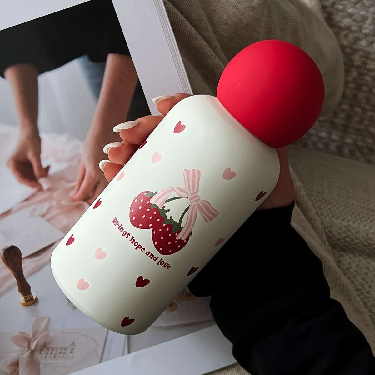 Water Cup Color Red