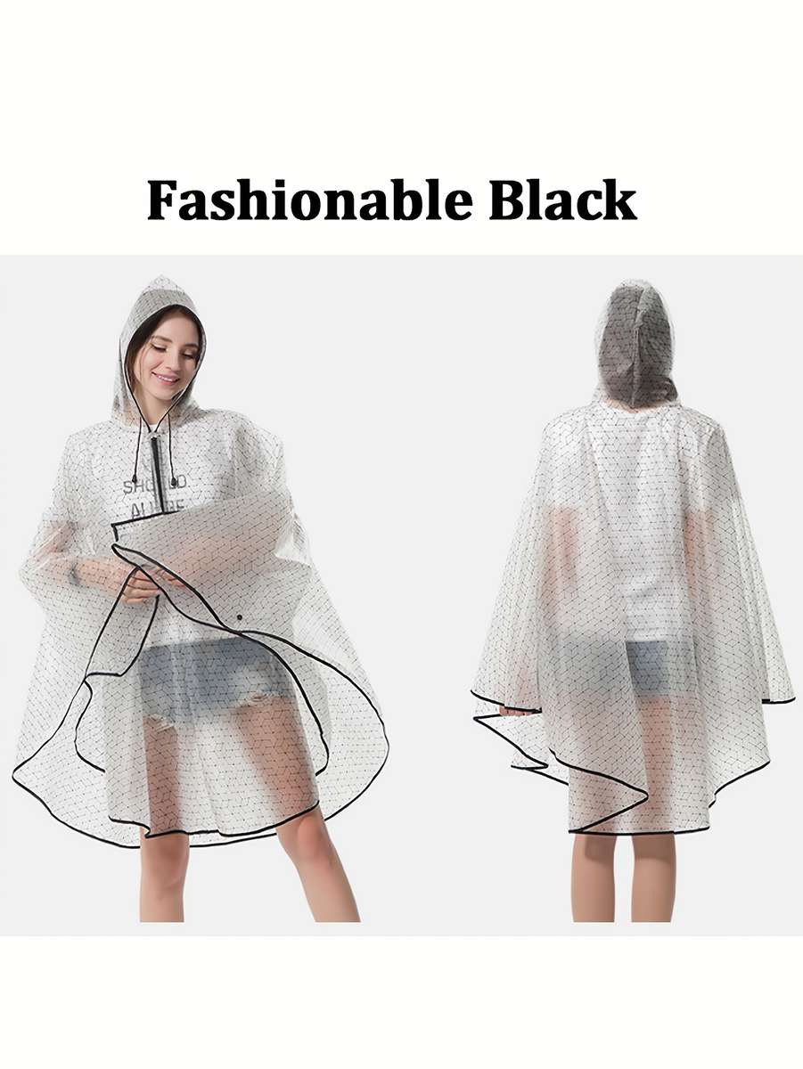 Raincoat White Size Asian Onesize