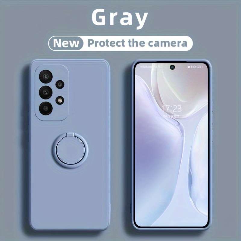 Phone Case Grey Compatible Model Galaxy A73 5G