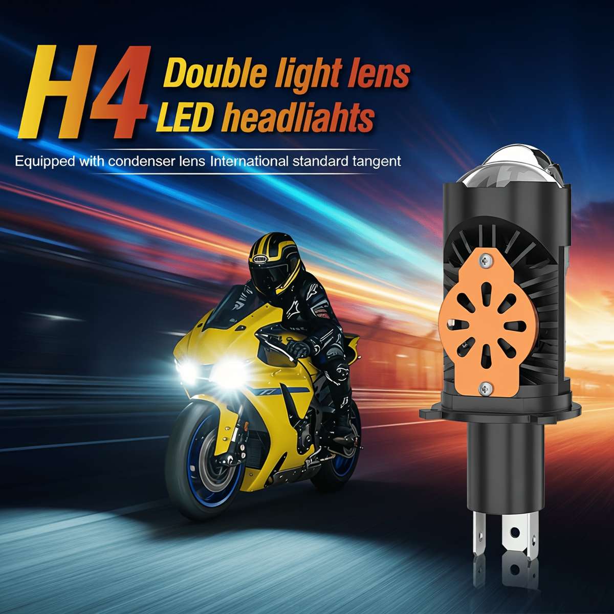 Car Lights Model H4 Quantity 2Pcs