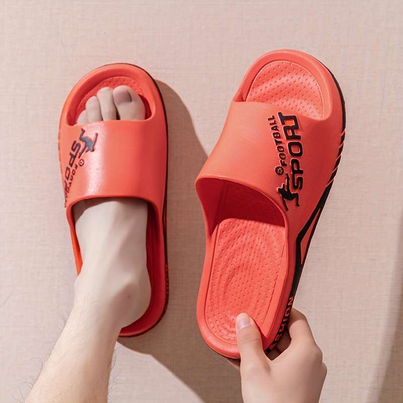 Men Slippers Summer Style Black Size Uk 5.5 To 6