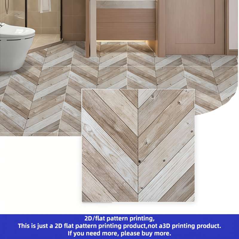 Self Adhesive Floor Stickers 11.8Inchx11.8Inch30X30Cm