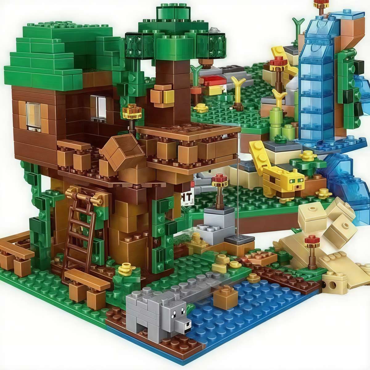 Building Toy Architectural Model Toy Set Style Tree House Ocelot