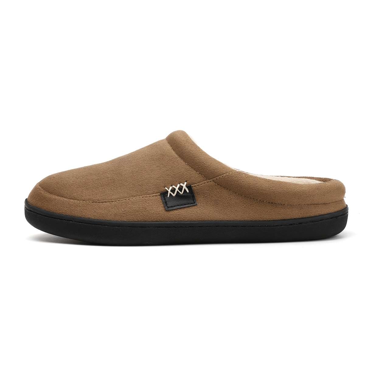 Cotton Slippers Color Black Gray Sizeuk 13.5-14