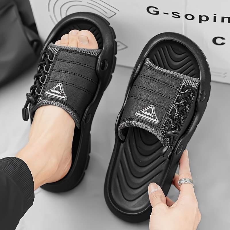 Men Slippers Summer Style White Size Uk 7