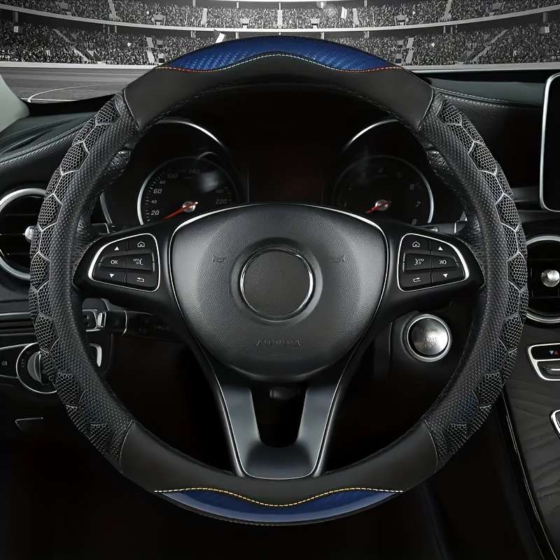 Car Steering Wheel Cover Coffee Color