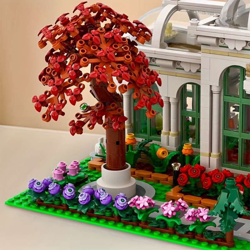 Building Toy Architectural Model Toy Set Style Botanical Garden