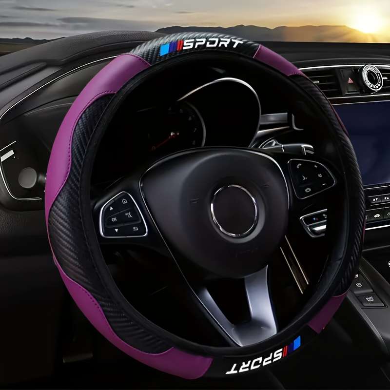 Car Steering Wheel Cover Black