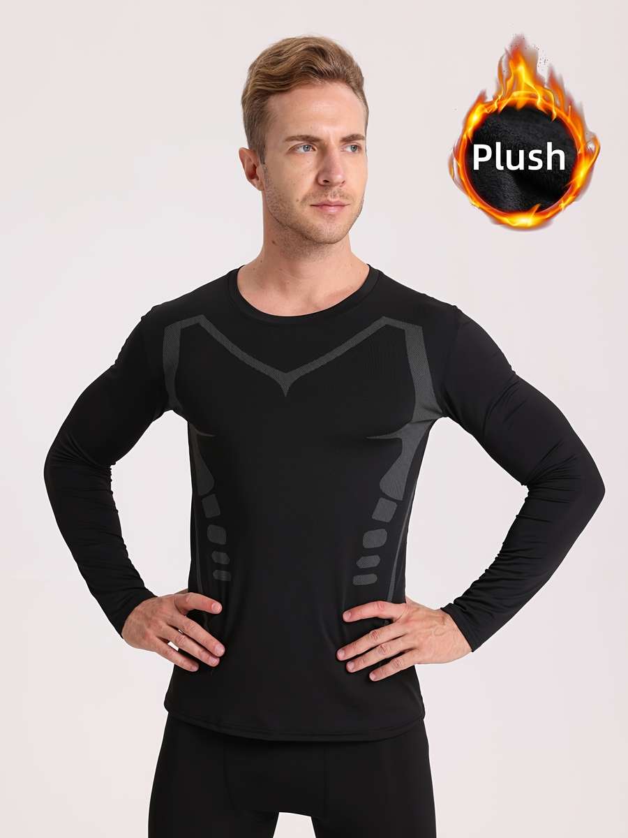 Thermal Underwear Color Black Sizexxl