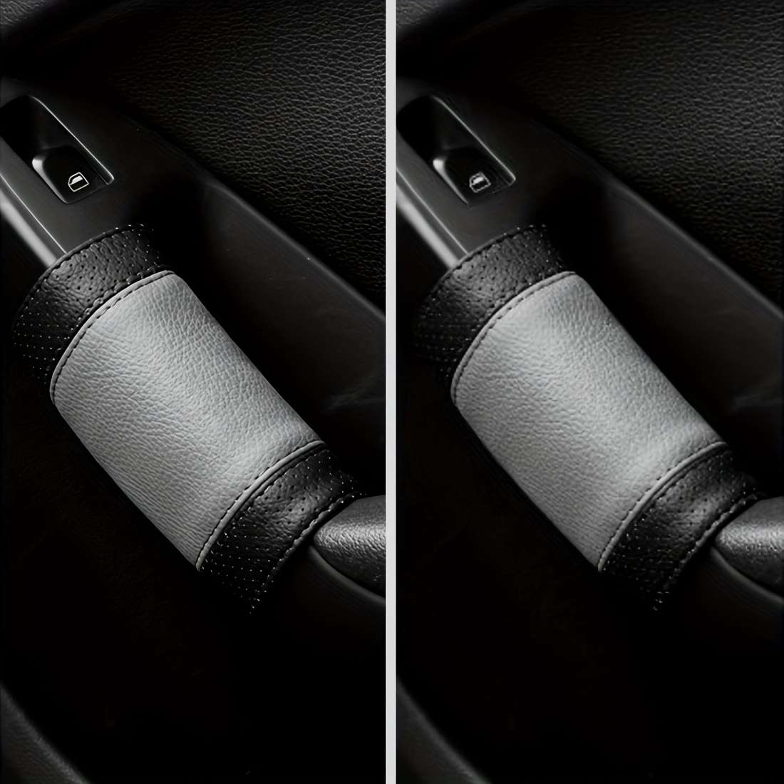 Car Interior Decor Color Gray 2Pc