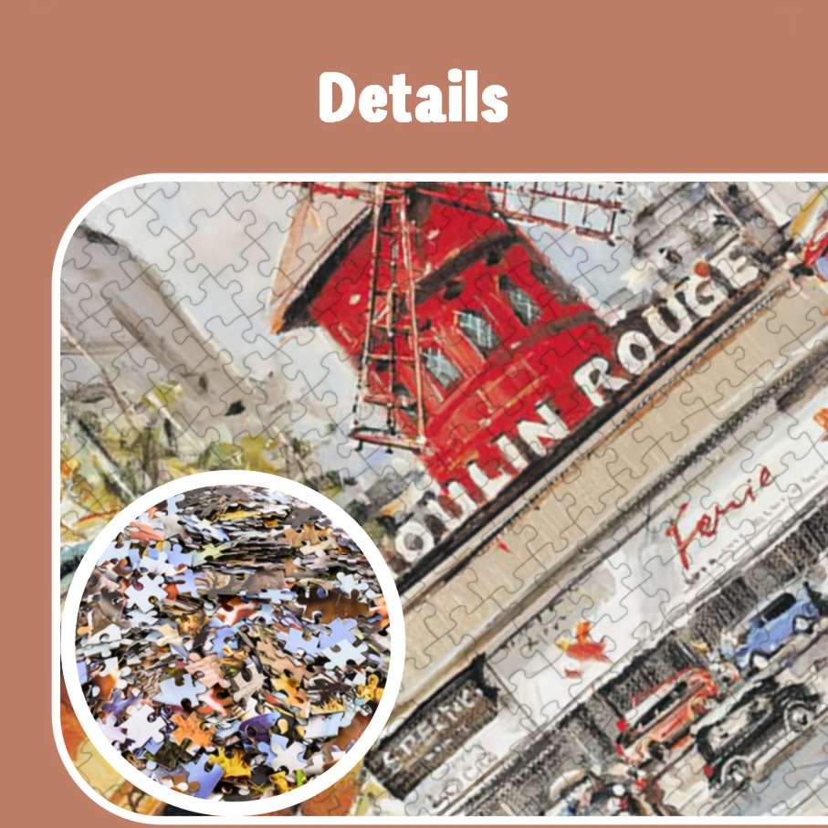 1000 Piece Paper Jigsaw Puzzle For Adults