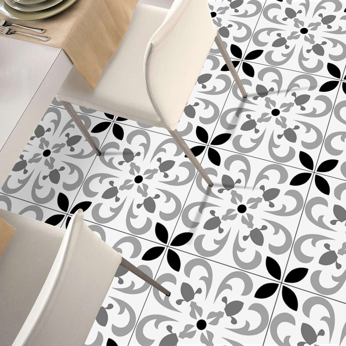 Floor Stickers Size 30Cmx30Cmx6Pcs