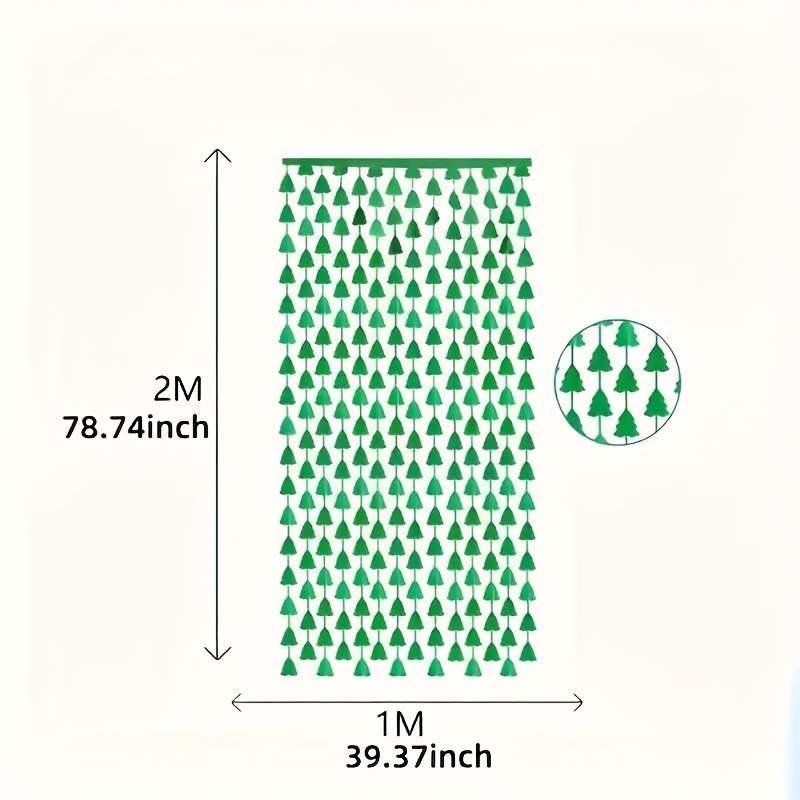 Door Curtain Color Green