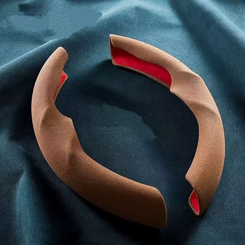 Car Steering Wheel Cover Dark Blue Left And Right Pair