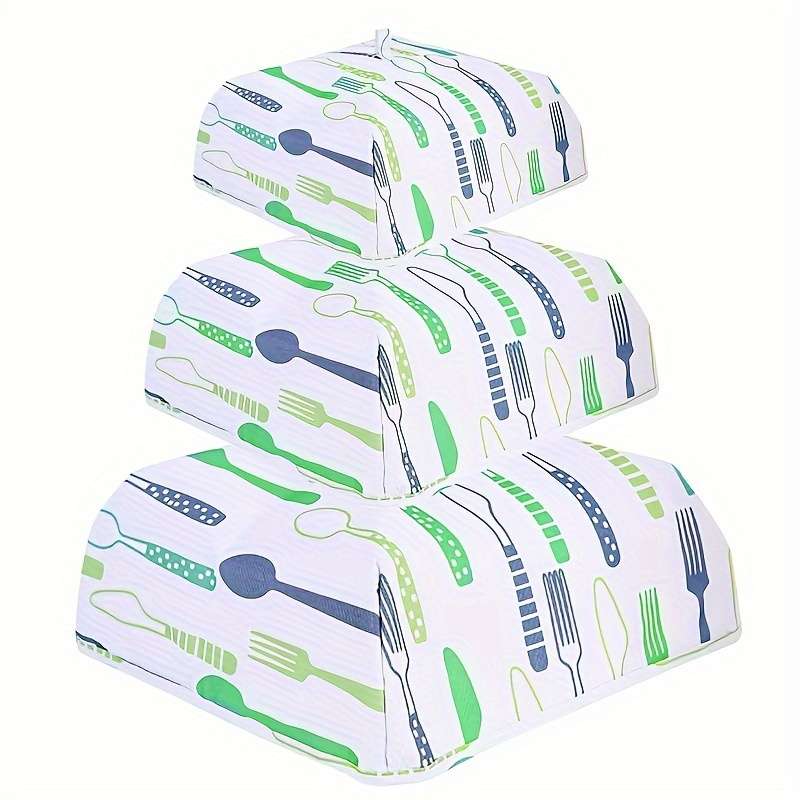 Food Cover Quantity 3Pcs Green