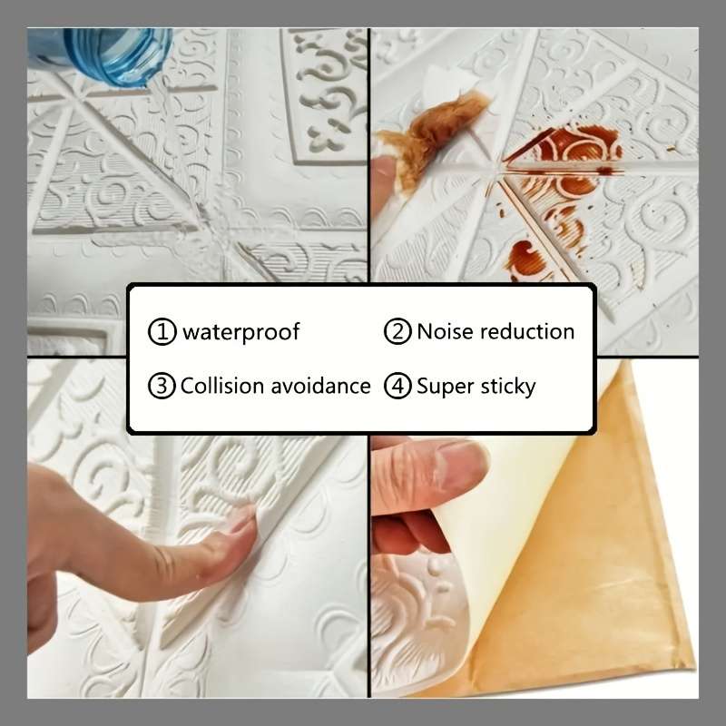 Wall Stickers Color Silvery Graya Quantity80Pcs
