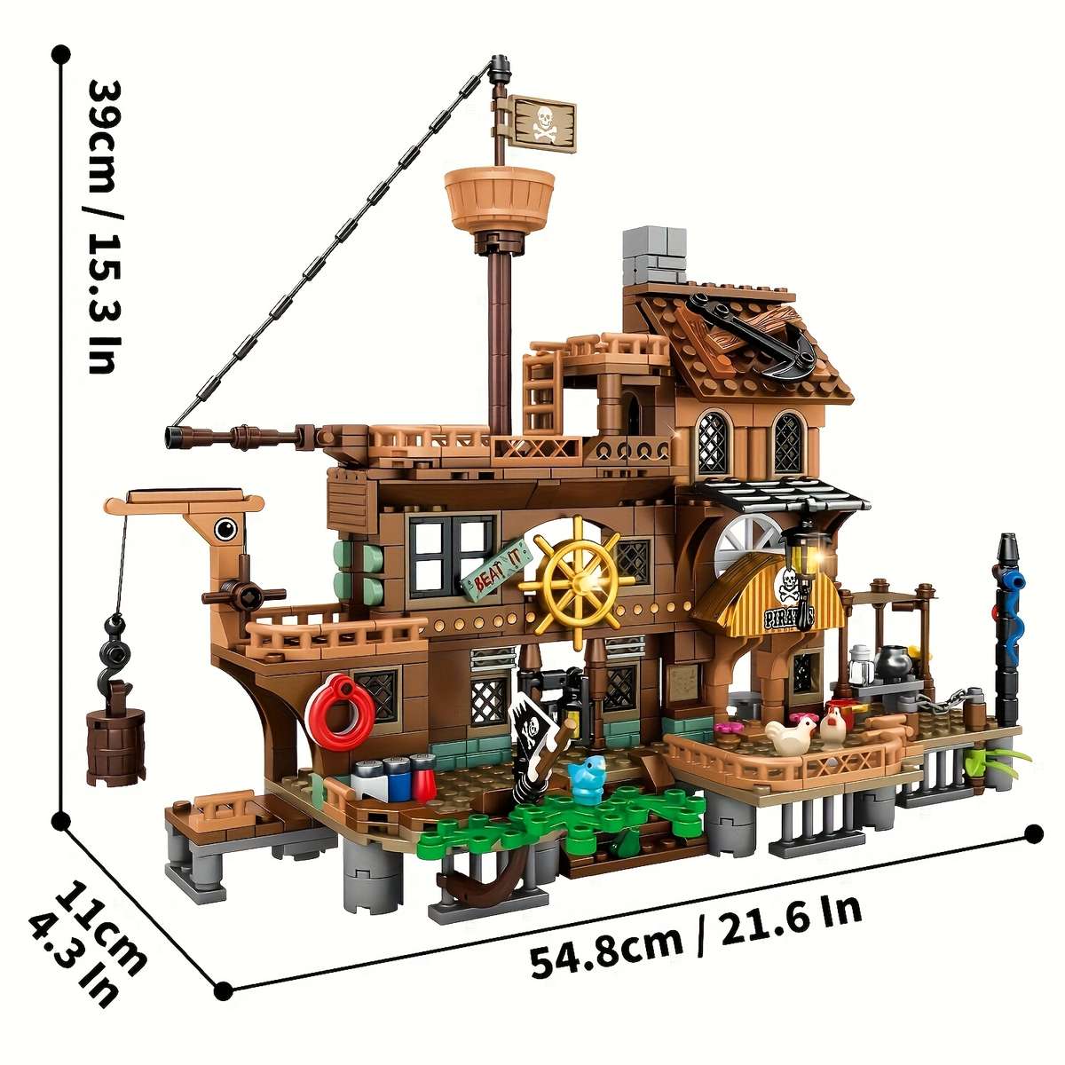 3D Building Model Puzzle Set Model 1547