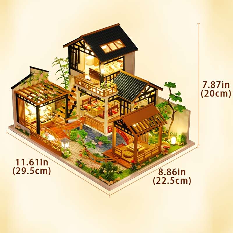 3D House Puzzle Model Model P018