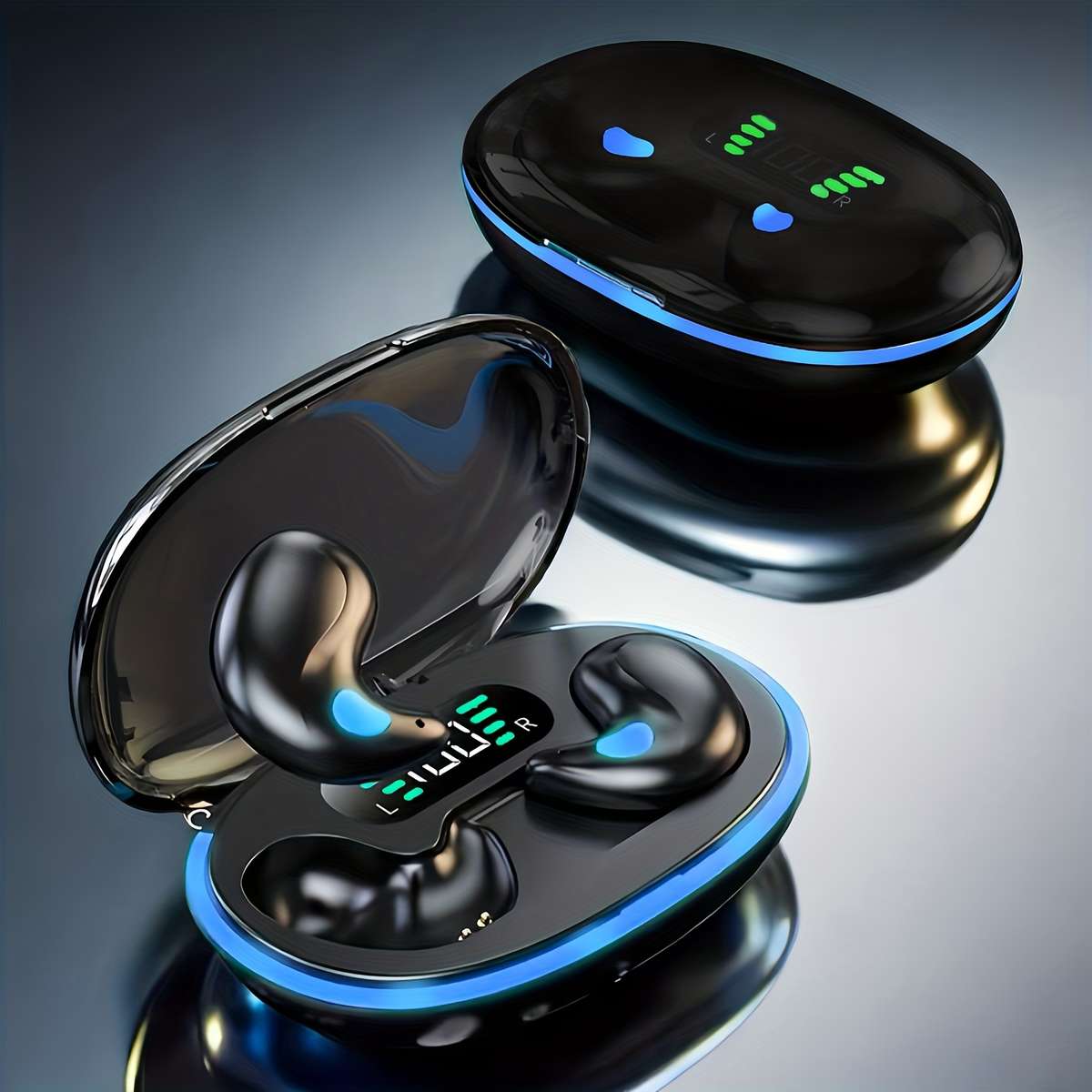 Rechargeable Wireless Earbuds Headphones Headset