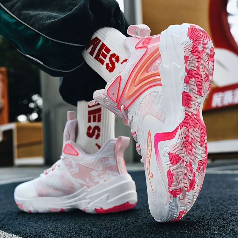 Sneakers White Pink Size Uk 7