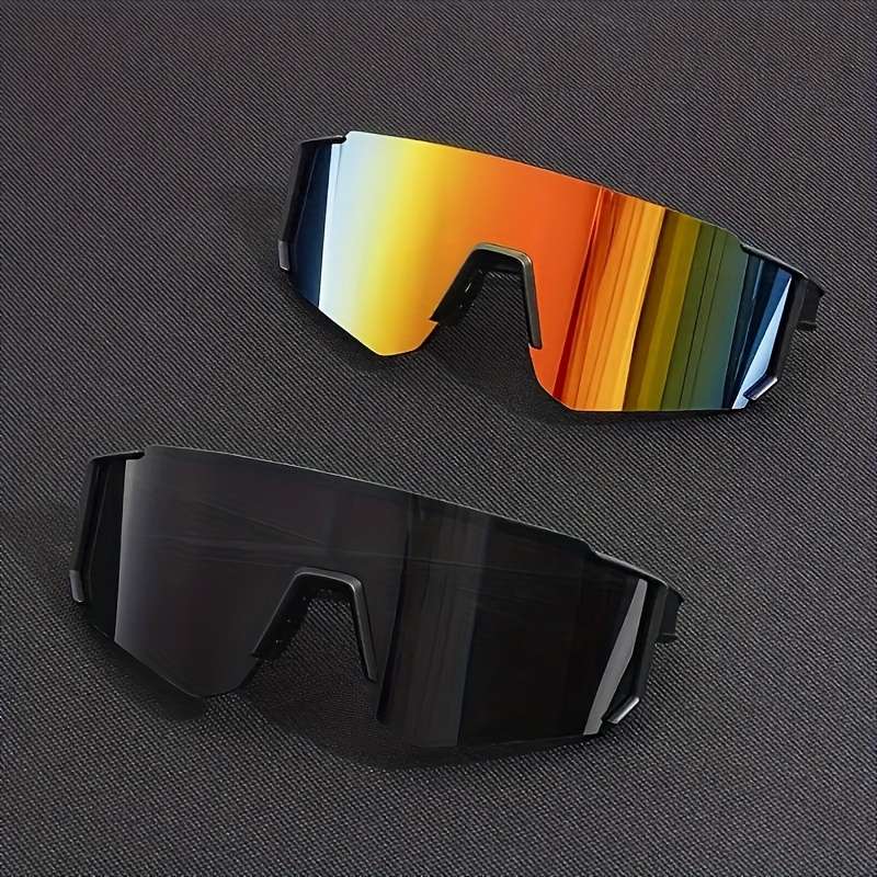 Cycling Glasses Color 2Pcs Black Red Combination