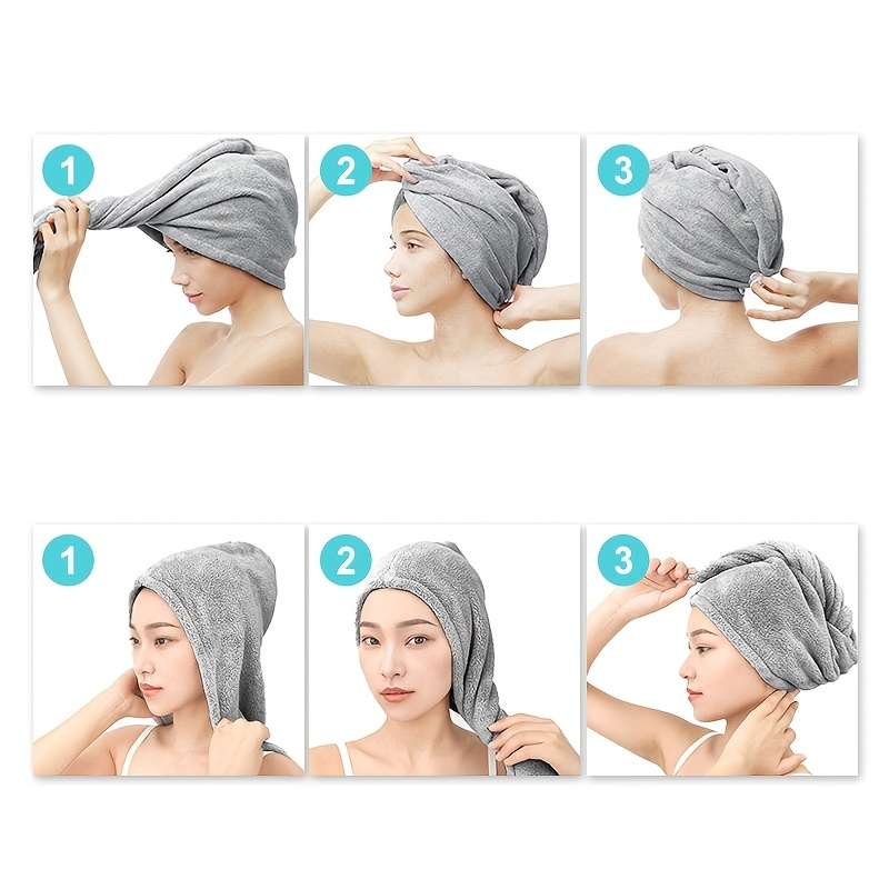 Hair Turban 2Pcs Striped
