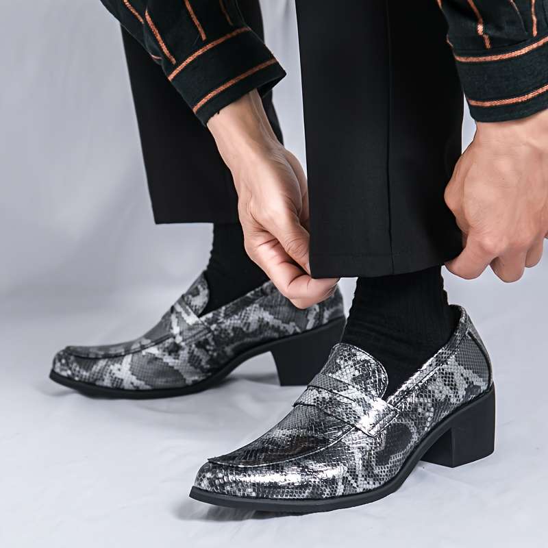 Mens Leather Shoes Color Blue Sizeuk 7