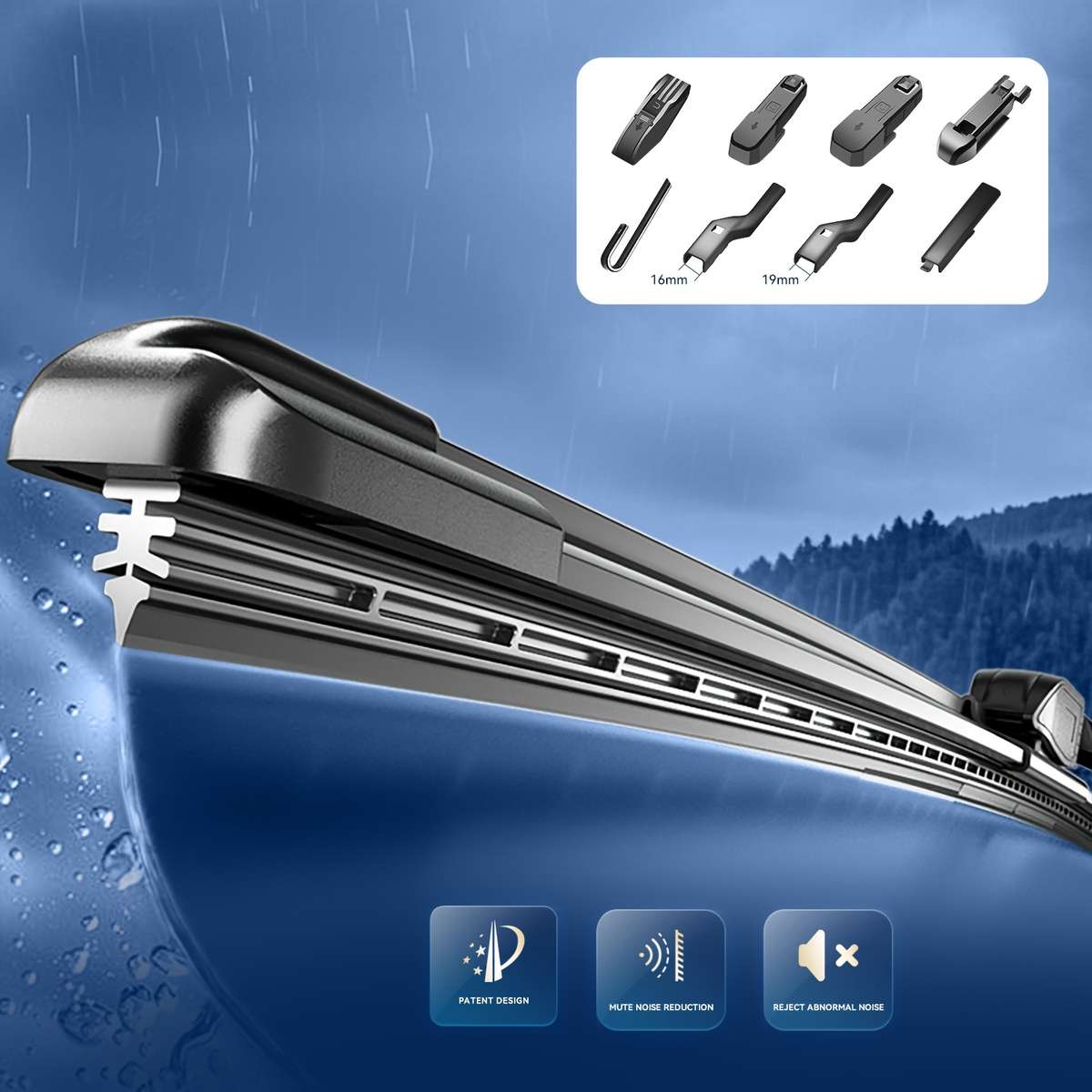 Windshield Wipers Size 63.5 Cm