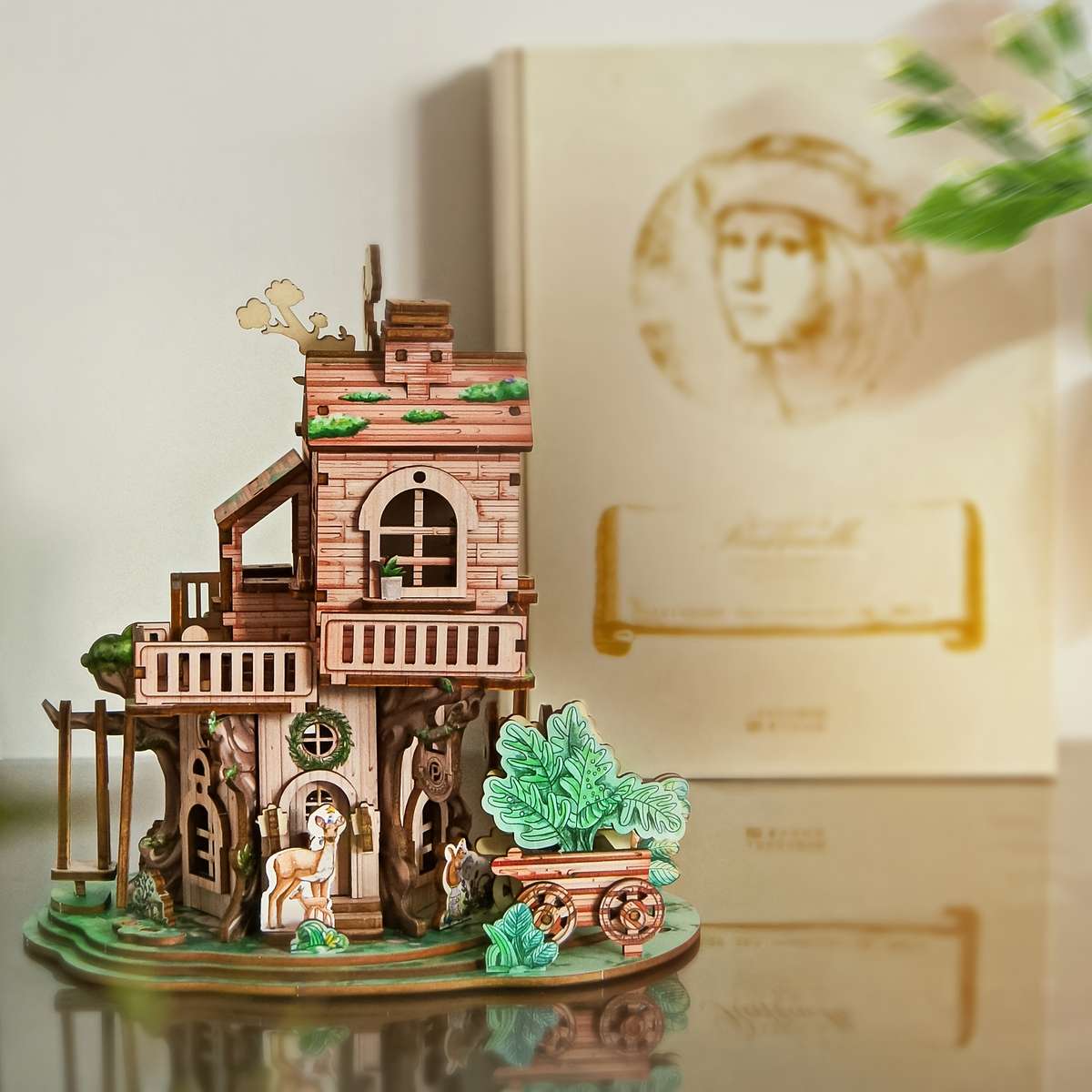 3D Model Desktop Ornaments Model Treehouse1