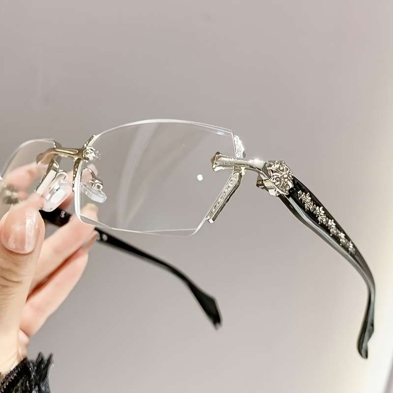 Mens Glasses Color Anti Blue Light Black Golden