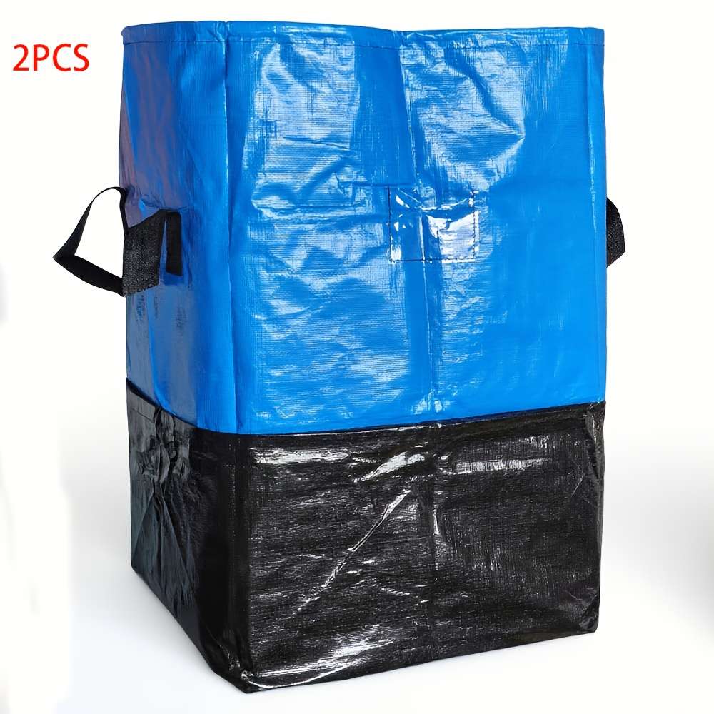 2 Pack Extra Jumbo Packing Foldable Blue Size Small