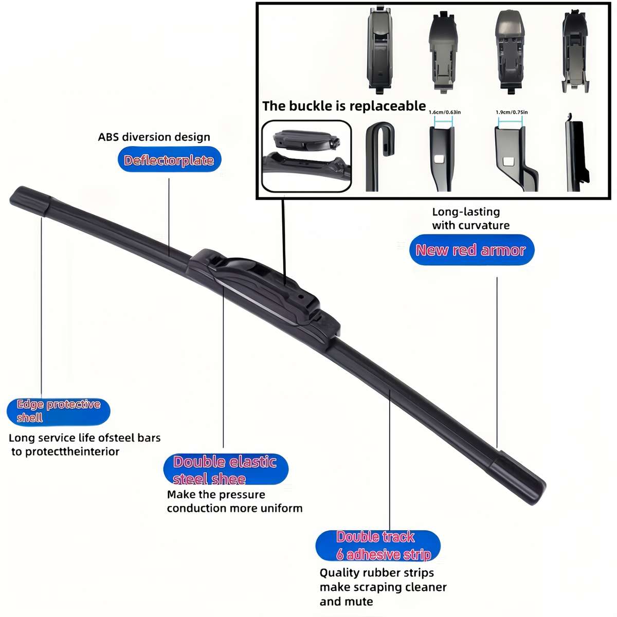 Windshield Wipers Size 16 40Cm Quantity 1Pc