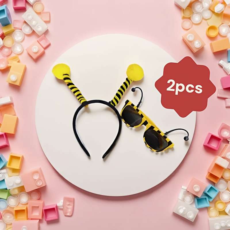 Kids Glasses Style 2Pcs Small Ladybug Set