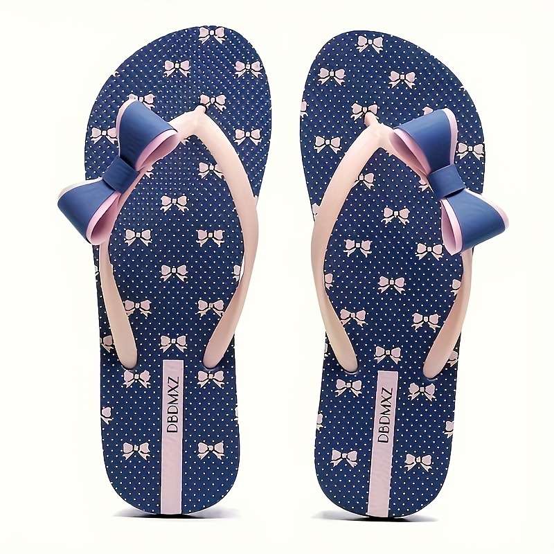 Ladies Summer Flip Flops Royal Blue Uk 4
