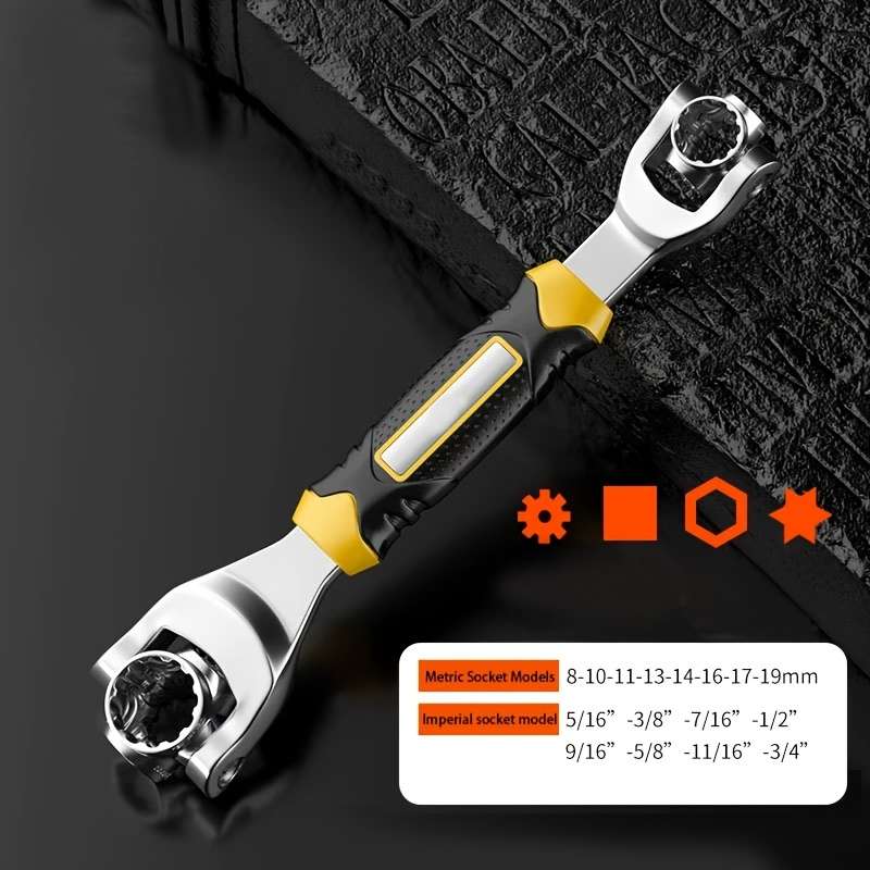 52-in-1 Multi-Function Socket Wrench Set with Anti