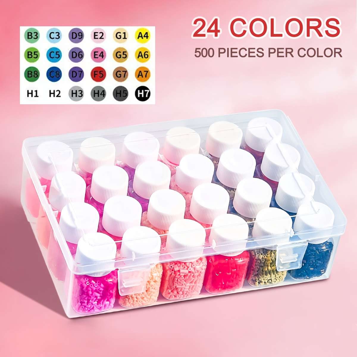 Perler Bead Set 72 Colors 36000Pcs