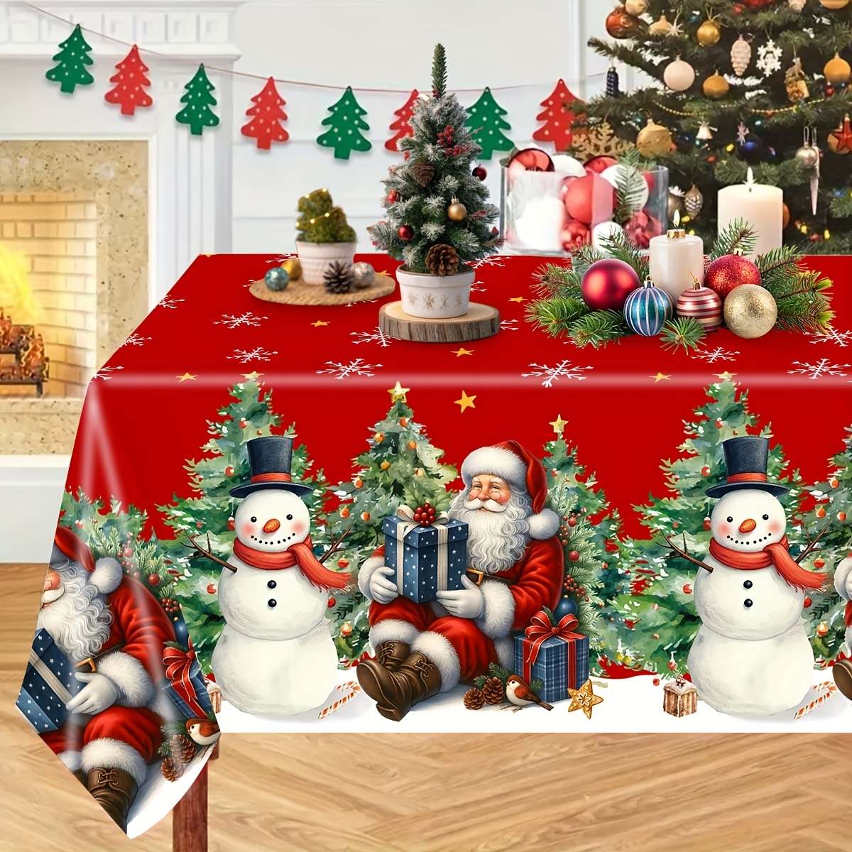 Christmas Tablecloth Quantity 2Pcs