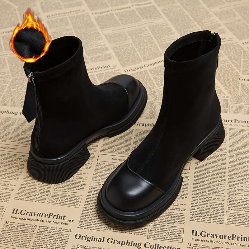 Women S High Heels Color Black Fleece Sizeuk 3.5