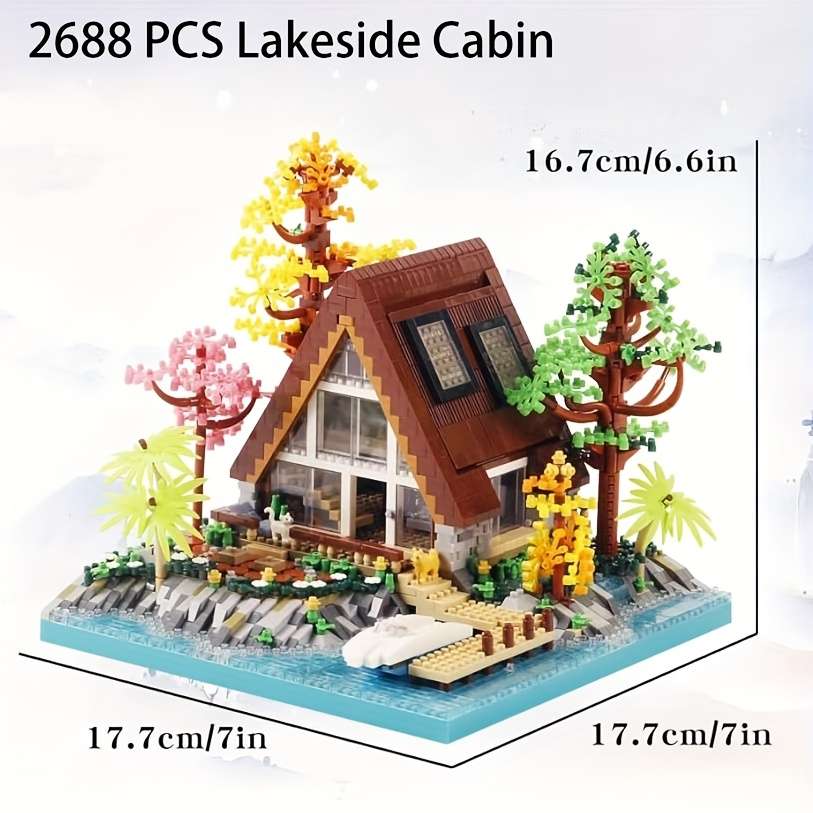 3D Building Model Puzzle Set Material Abs
