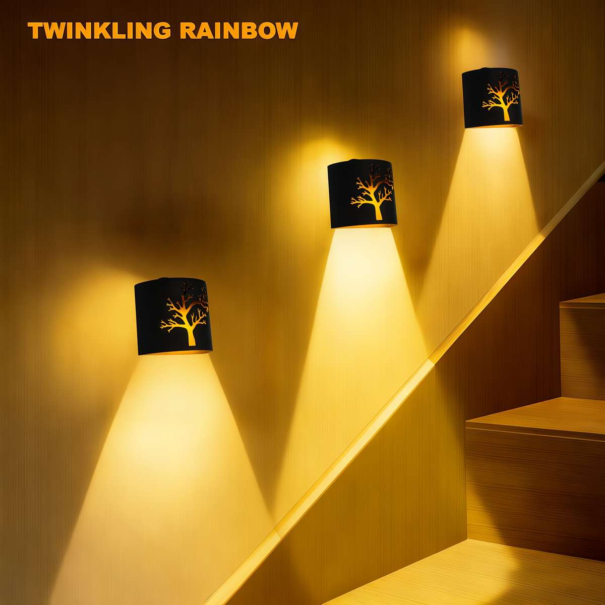 Solar Emergency Lights Model New Model Hillside Tree Shadow Lamp